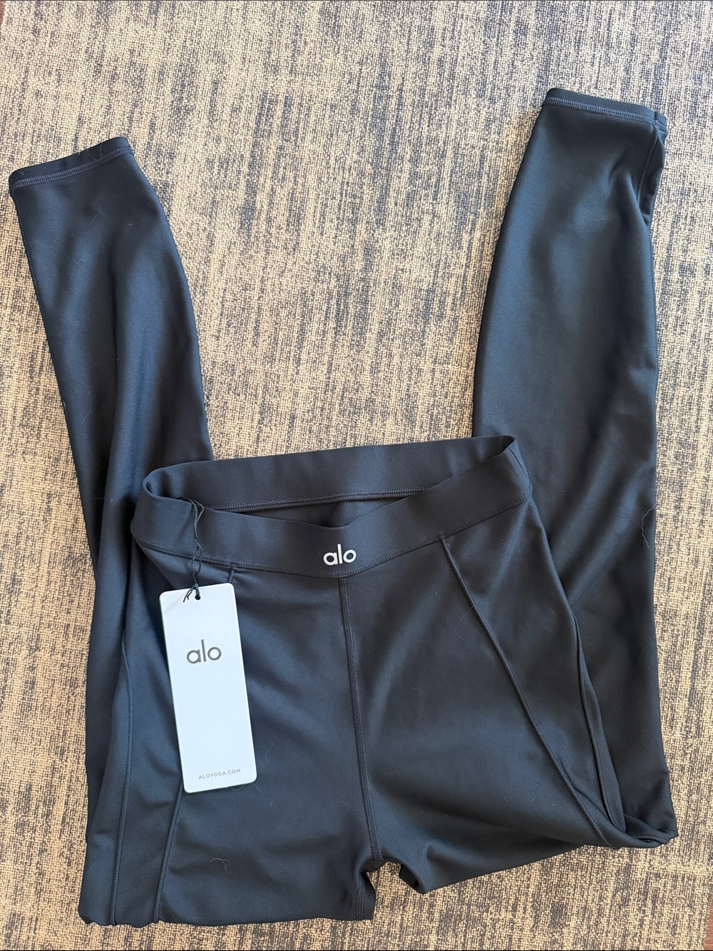 ALO Yoga Black High-Waist Performance Leggings and zip up set - Picture 5 of 16